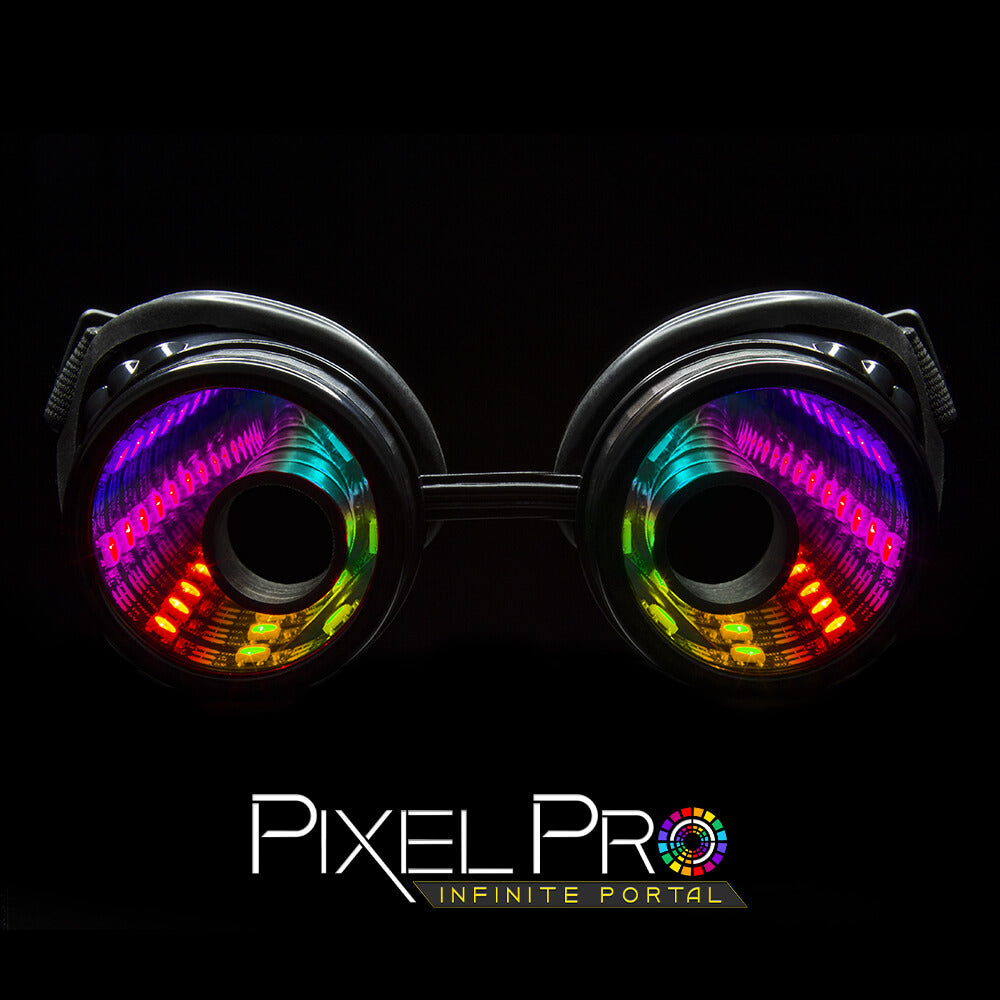 フェイスカラー GALAXY GLOW Pixel Pro Infinite Portal Goggles | Austin Bright Light Design