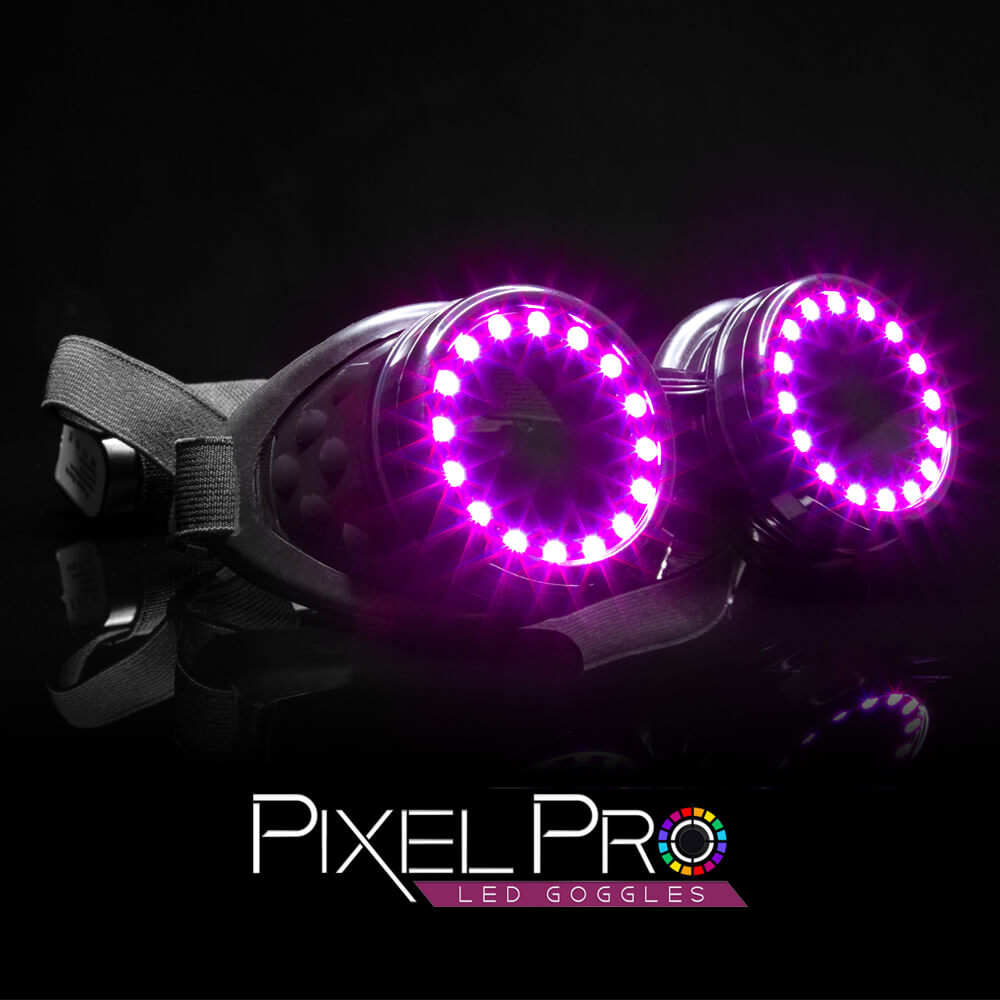GloFX Pixel Pro LED Goggles | Austin Bright Light Design