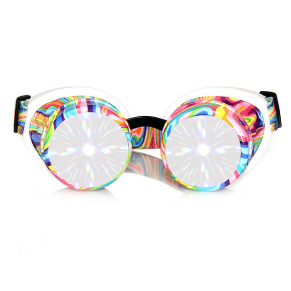 Kandi Swirl Diffraction Goggles